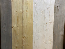 Lade das Bild in den Galerie-Viewer, Fichte gehackt & gebürstet farblos mit Wachs behandelt