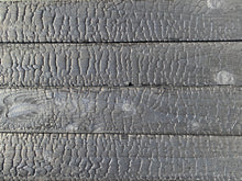 Load image into Gallery viewer, Yakisugi Fichte schwarz geflammte Wandverkleidung 90, 120, 145mm x 18mm