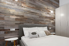 Lade das Bild in den Galerie-Viewer, Altholz Fichte sonnenverbrannt grau Holz Paneele Wandverkleidung