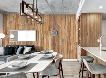 Lade das Bild in den Galerie-Viewer, Altholz Fichte sonnenverbrannt braun Holz Paneele Wandverkleidung