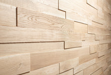 Lade das Bild in den Galerie-Viewer, Eiche glatt 3D Holz Paneele Wandverkleidung