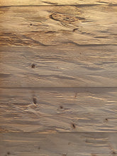 Lade das Bild in den Galerie-Viewer, Fichte gedämpft gehackt & gebürstet Nut & Feder bis 29cm breit