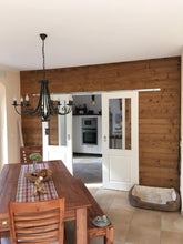 Lade das Bild in den Galerie-Viewer, Thermofichte gehackt & gebürstet Wandverkleidung