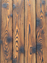 Lade das Bild in den Galerie-Viewer, Rhombusleiste Lärche braun farbstabil gebrannt 90, 120, 145 x 20mm
