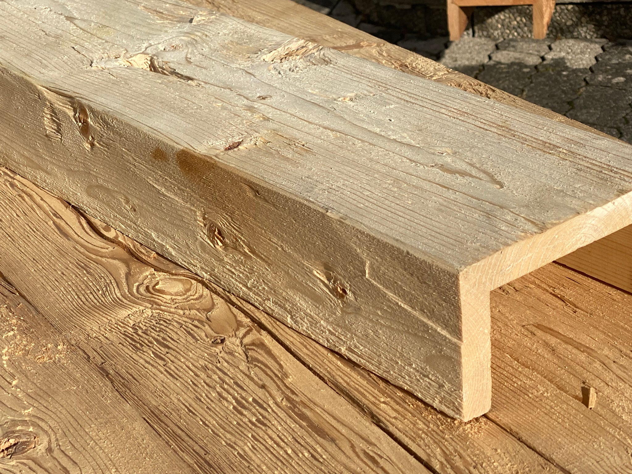 holzbalken schutzblech U Balken
